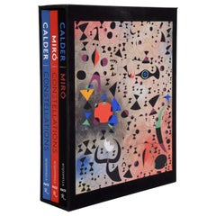 Miro & Calder's Constellations von Margit Rowell, 1stEd-Set, 3 Bände mit Slip-Etui