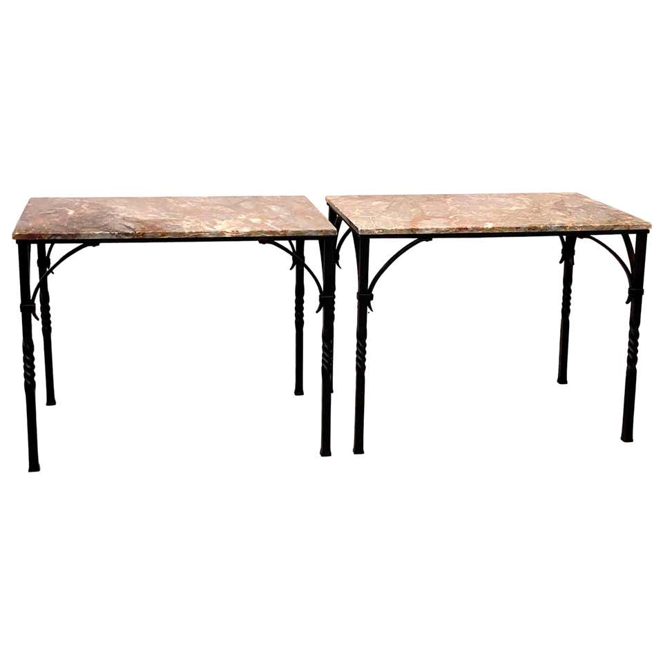 Pair of Clam Shell Console Bases at 1stDibs