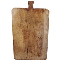 Large 19th Century Turkish Bread Board with Handle