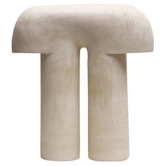 Édifice White Stoneware Table Lamp by Elisa Uberti