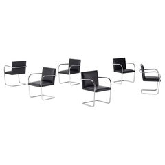 Set of Six Mies van der Rohe Brno Chairs