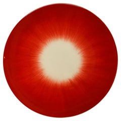 Ann Demeulemeester for Serax Dé Bread Plate in Off White / Red