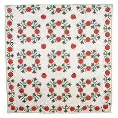 Antique Roses and Bells Quilt