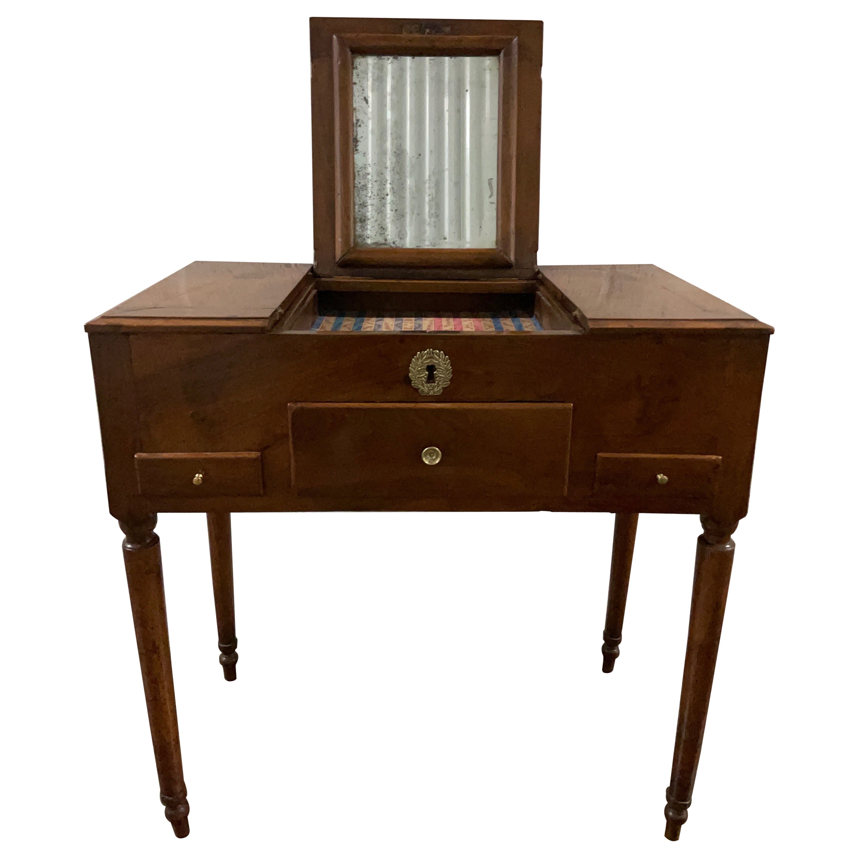 Antique Neoclassical French Dressing Table For Sale