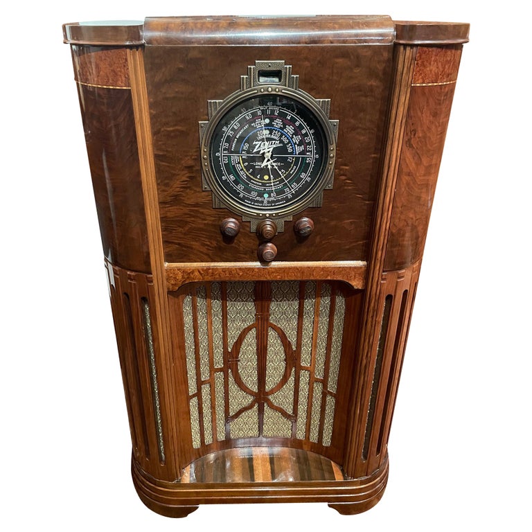 Zenith 12A58 Restored Console Radio with Bluetooth circa 1936 at 1stDibs | zenith  console radio, 1936 zenith radio models, zenith console radios