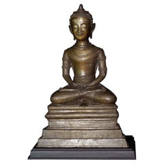 18/19. Jahrhundert Einzigartiger, großer burmesischer Buddha, 8030