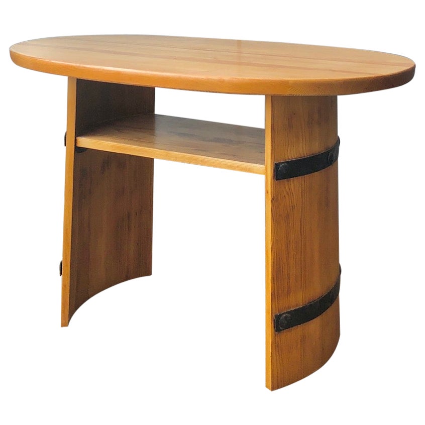 Axel Einar Hjorth Style Pine Table For Sale