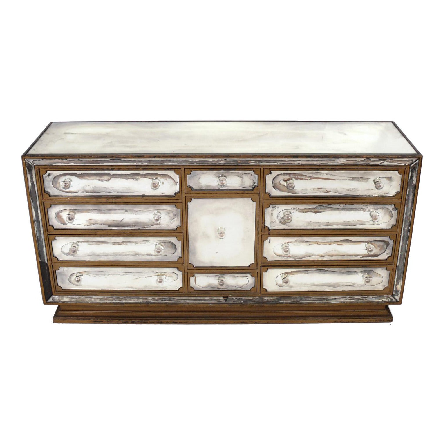 Glamorous Mirrored Chest circa 1940s