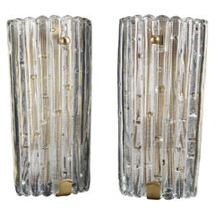 Pair of Large Wall Lights by Orrefors