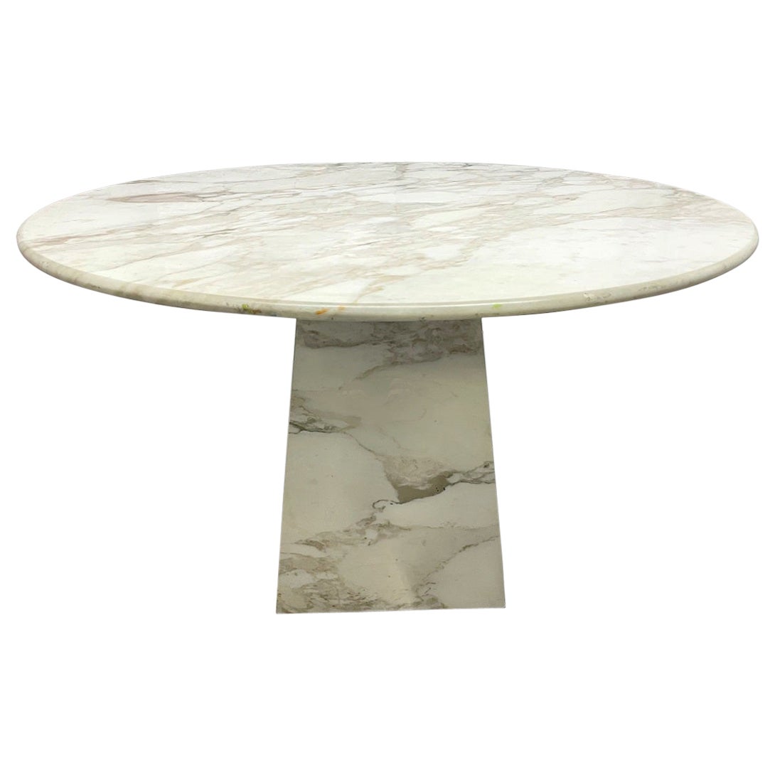 Table italienne en marbre des années 1950 en vente