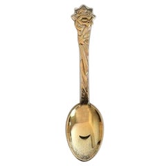 Vintage A. Michelsen Christmas Spoon, 1910