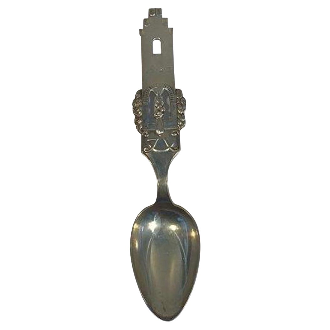 Aug. Thomsen Silver Christmas Spoon 1925 For Sale