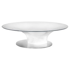 New Design Coffee Table in Lacquered White High Gloss