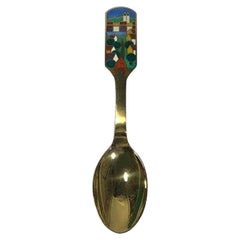 Anton michelsen Christmas Spoon in Sterling Silver from 1988