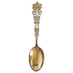 Anton Michelsen Commemorative Spoon in Sterling Silver from 1899