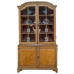 Vitrina holandesa esmaltada en seco del siglo XVIII