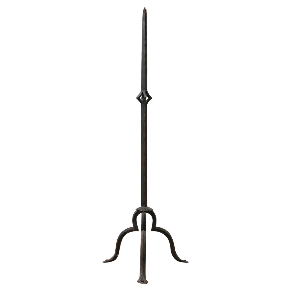 Antique Iron French Floor Lamp For Sale