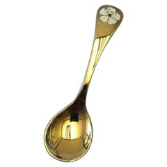 Georg Jensen Rosewood Wall Display Box for Spoons in Rosewood and Mounted Glass
