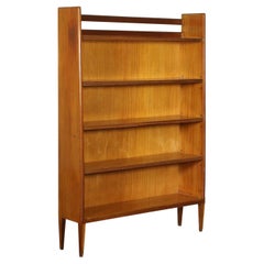 Bookcase Mahogany Veneer Italy 1950s