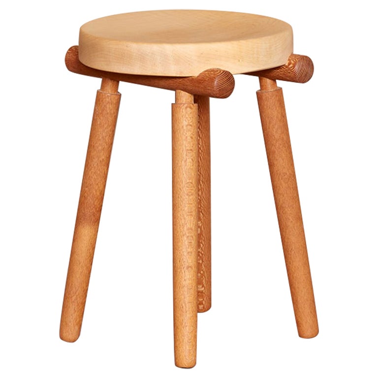 Stool by Ohio Craftsmen Michael Rozell, USA, 2020 For Sale