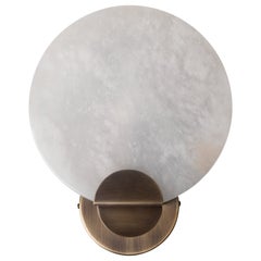 21st Walla Walla Wall Lamp Brass Alabaster  Fabriqué au Portugal par Porus Studio