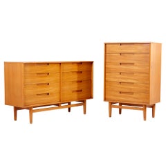 Matched Pair of Milo Baughman Dressers for Drexel, USA, 1950s