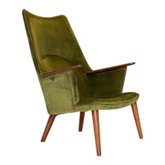 Hans Wegner AP27 Lounge Chair von AP Stolen:: Dänemark:: 1955