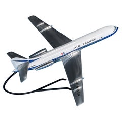 Air France-Flugzeugmodell mit Caravelle-Flugzeug, um 1960