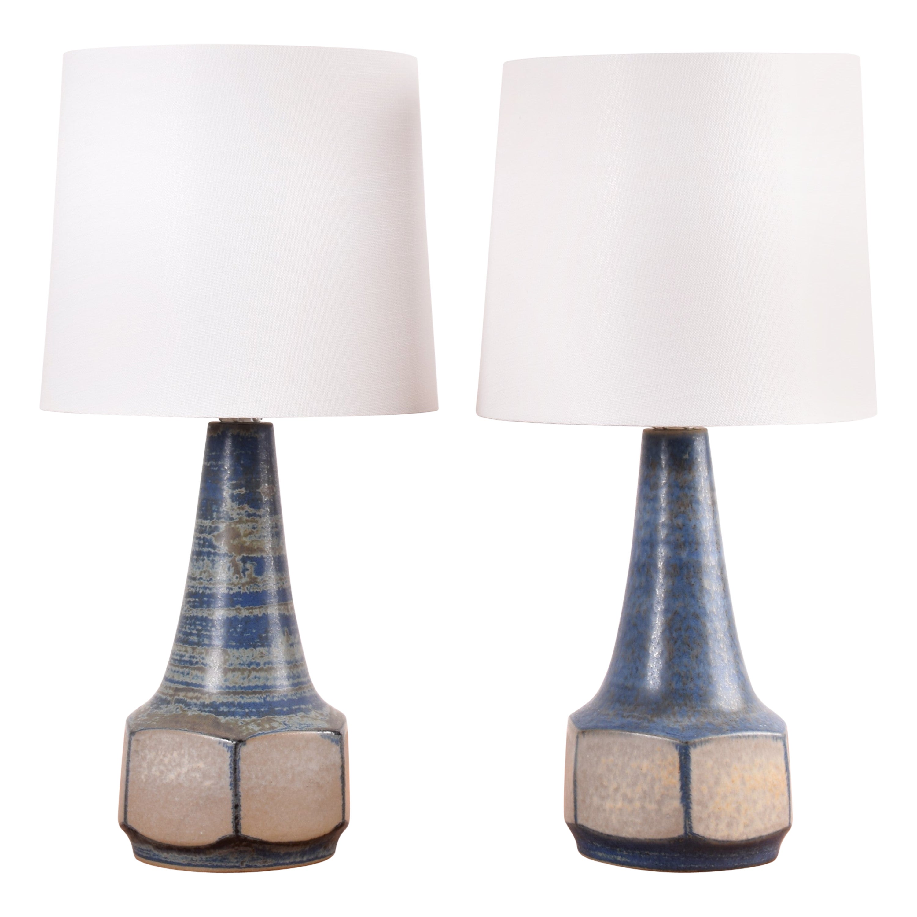 Pair of Michael Andersen Table Lamps by Marianne Starck, Danish Ceramic, 1960s