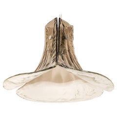 1 of 2 Murano Pendant Light Designed by Carlo Nason for Kalmar, 1970s