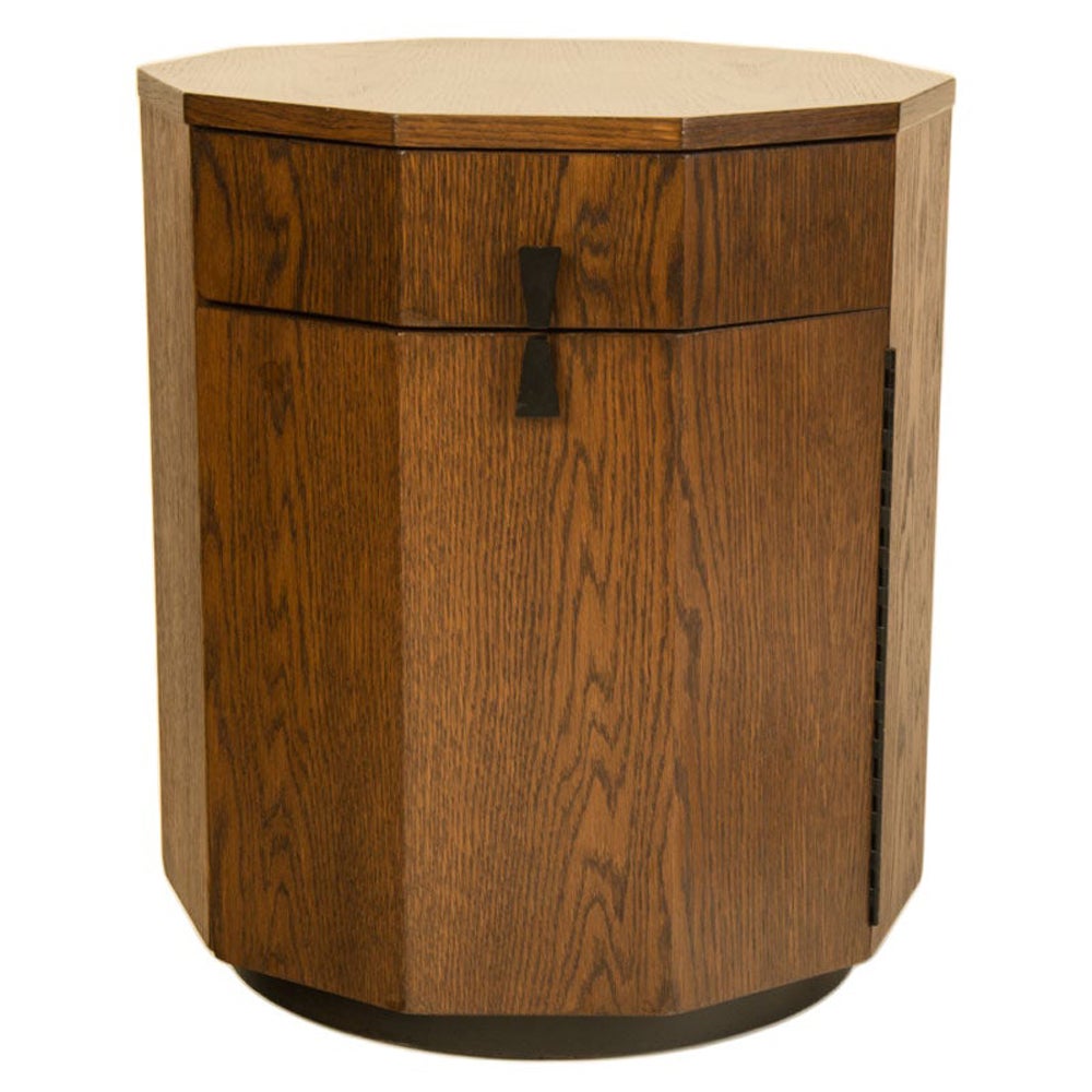 Midcentury Modern Decagon Cabinet by Harvey Prober, circa 1950 For Sale