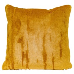 Ochre Angora Feather Filled Pillow, Tom Dixon