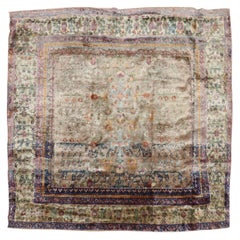 Silk Used Mohtasham Kashan Rug