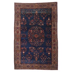 Antique Persian Sarouk Farahan Rug with Victorian Style