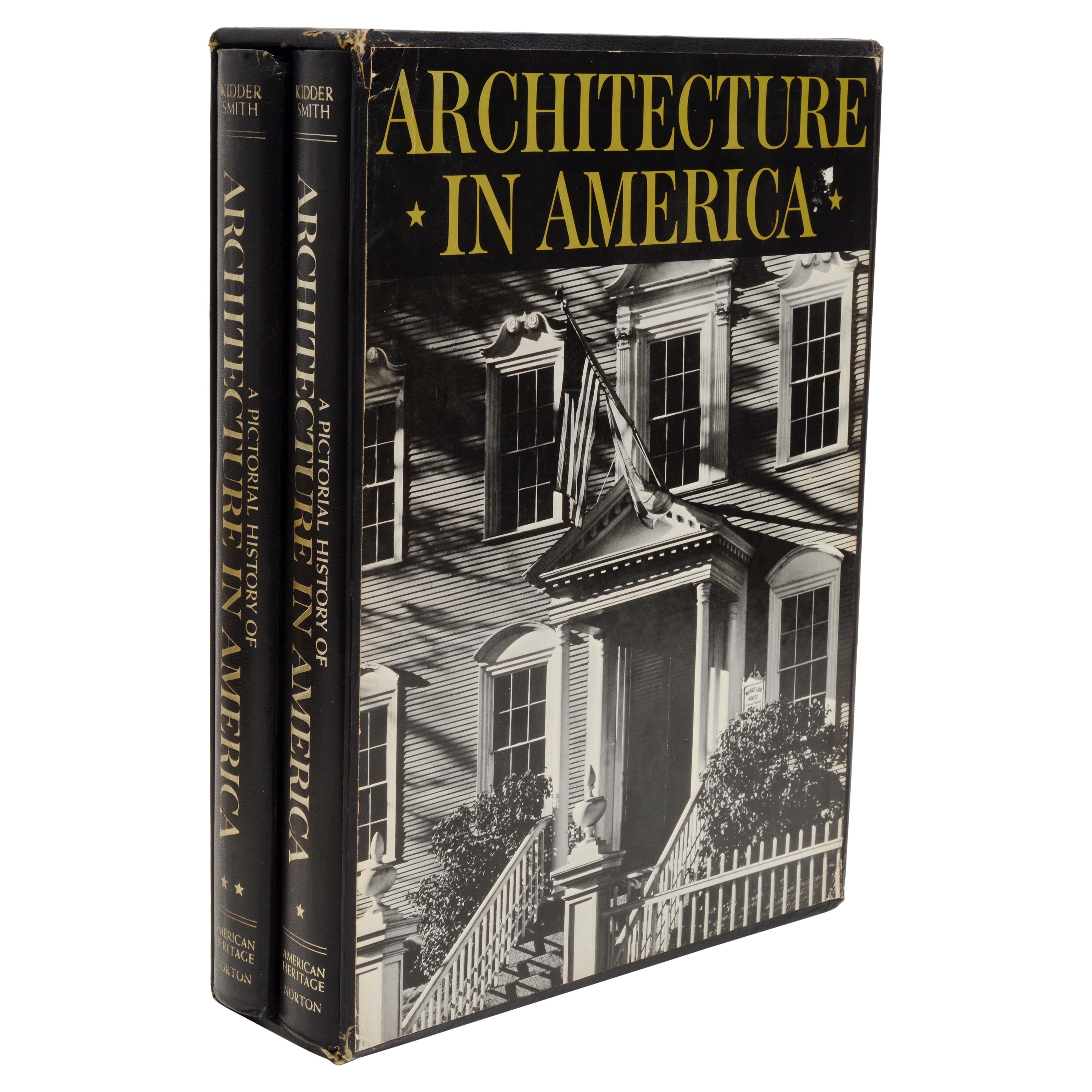 L'histoire picturale de l'architecture en Amérique par G. E. Kidder Smith, 1ère édition en vente