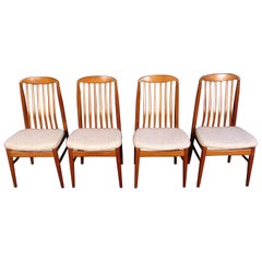 Set of 4 Benny Linden Danish Modern Dining Chairs