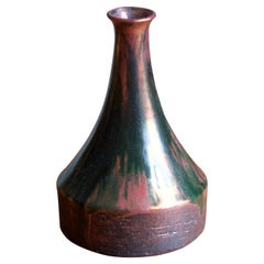 Sven Hofverberg, Vase, Semi-Glazed Stoneware, Artists Studio, Sweden, 1970s