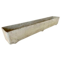 Used Willy Guhl Concrete Trough Planter 