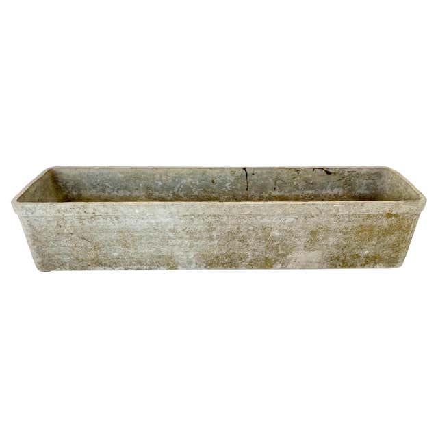 Rectangular Metal Trough at 1stDibs