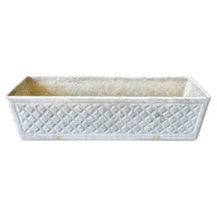 Willy Guhl 24" Quilted Concrete Trough Planter