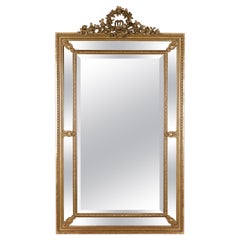 French Louis XVI Style Parclose Mirror