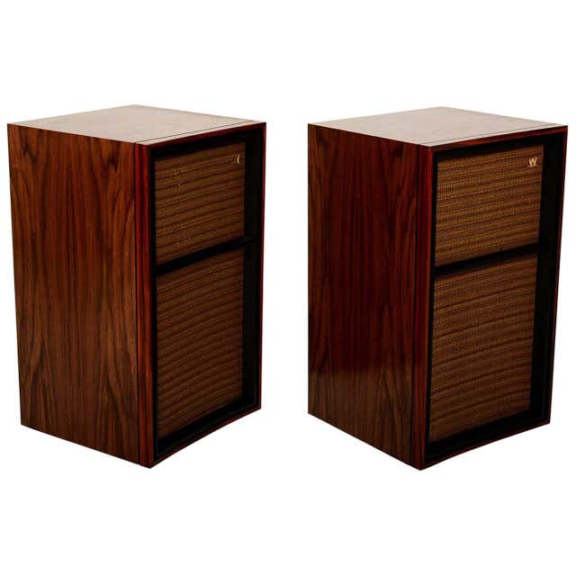Pair of 1960s Bose Walnut Speakers with Equalizer at 1stdibs
