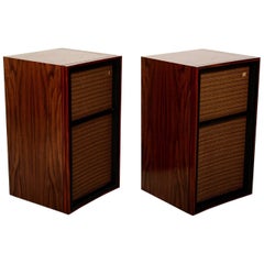 Used Mid Century Modern Pair of Wharfedale W60 Speakers