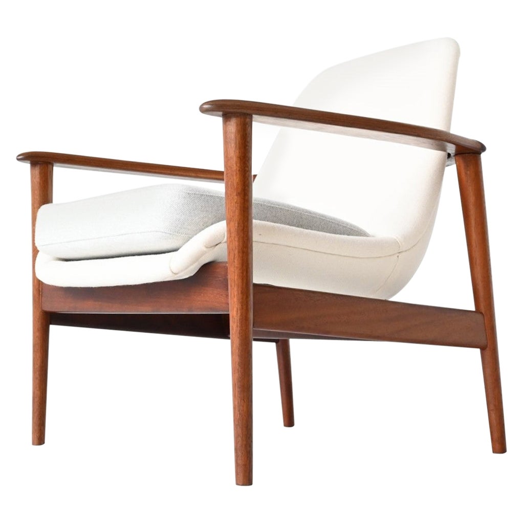 Scandinavian Kofod Larsen Style Lounge Chair, Denmark, 1960