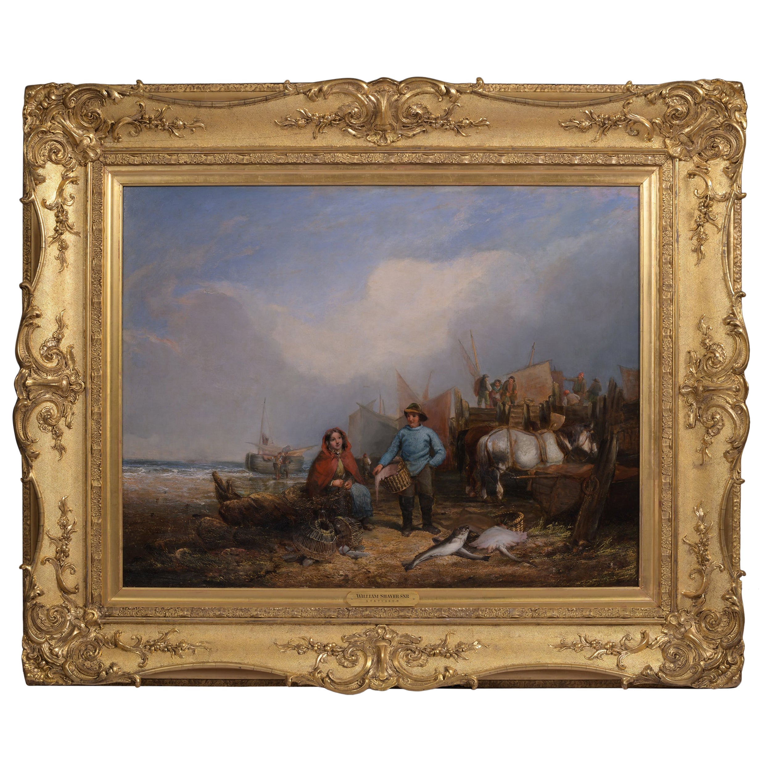19th Century Landscape Painting by William Shayer Snr 'British', 1787-1879