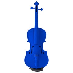 Blue Violin, Signed Michael