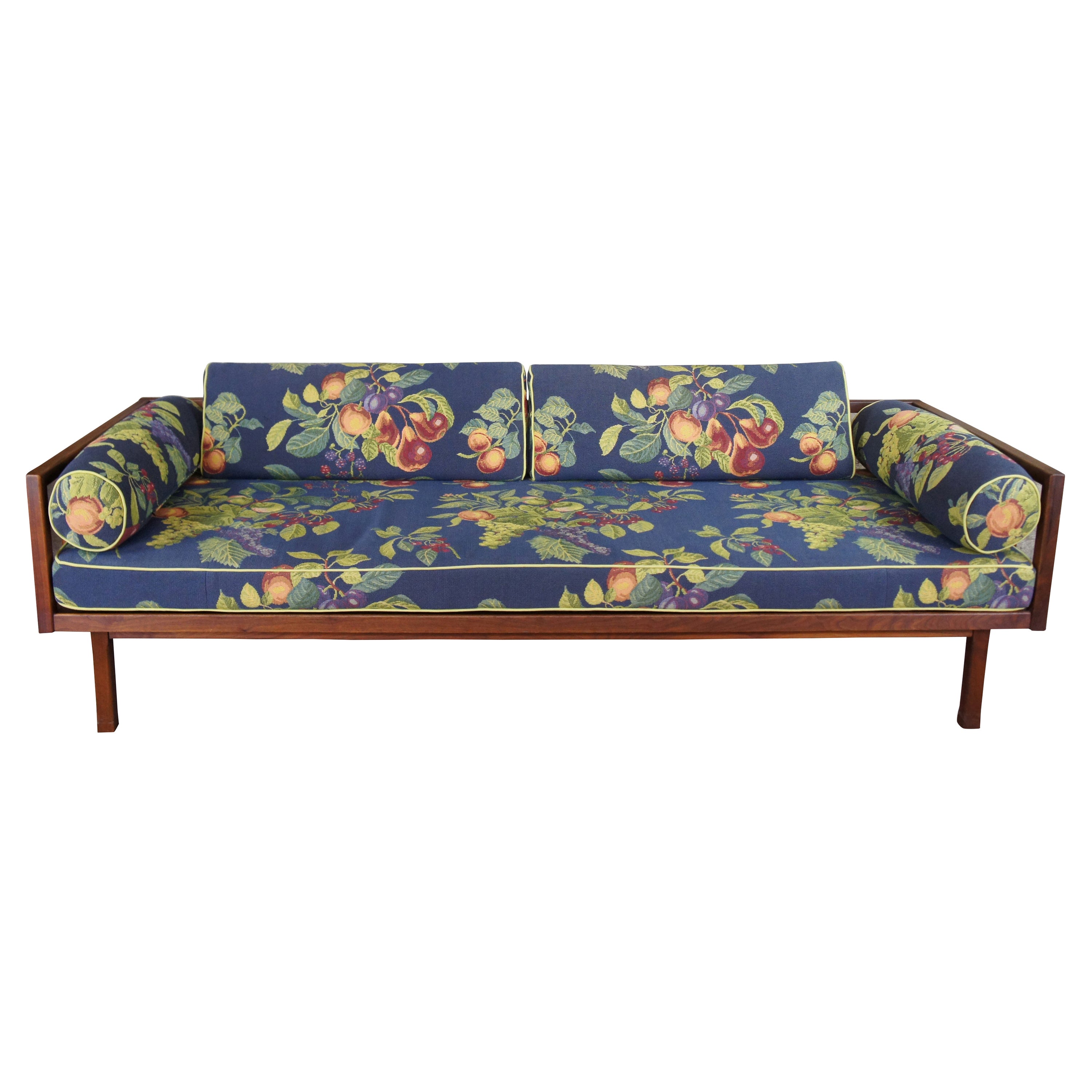 Mid Century Rubee Sofa Lounge John Stuart Rosewood Sofa Daybed Danish MCM