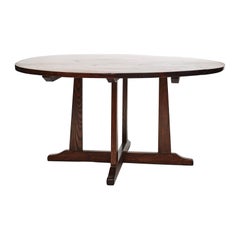 Large Round Art Deco Dinning Table