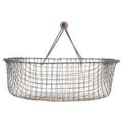 Retro 1960s Belgian Metal Basket