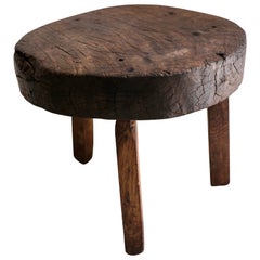 Antique Rustic Table From The Yucatan Peninsula, Mexico, Circa Early 20th Century